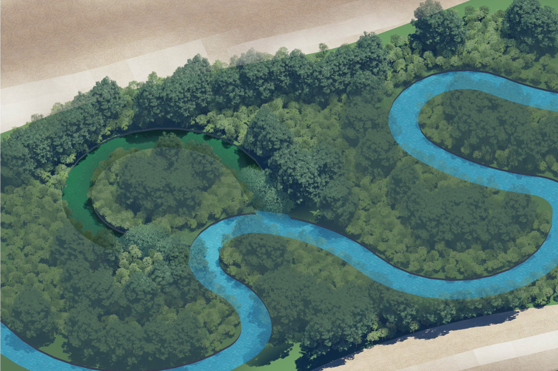 Reconnect Oxbow Lake And River