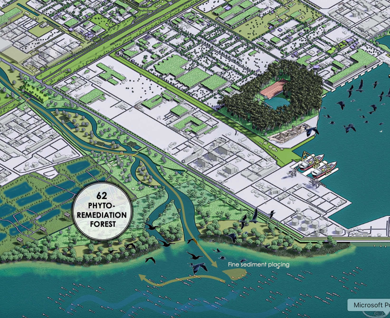Phytoremediation Forest Corridors